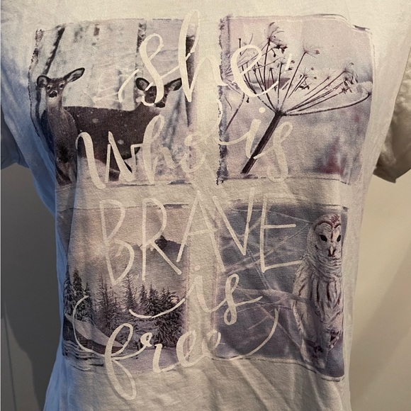 Canadiana Cream Nature T-Shirt Size Large - Picture 2 of 9